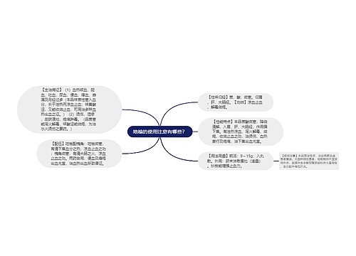 地榆的使用注意有哪些？