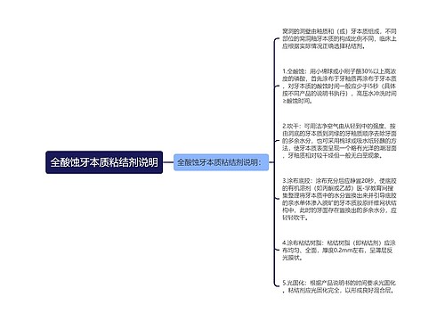 全酸蚀牙本质粘结剂说明