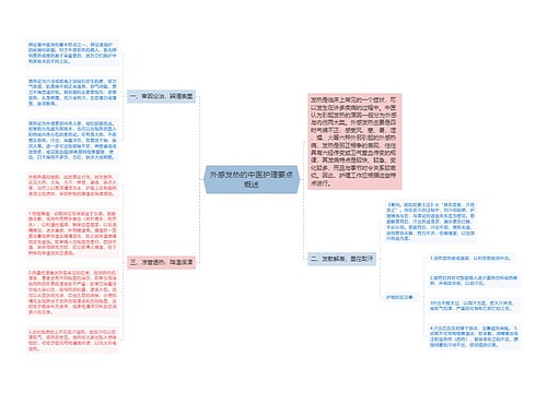 外感发热的中医护理要点概述