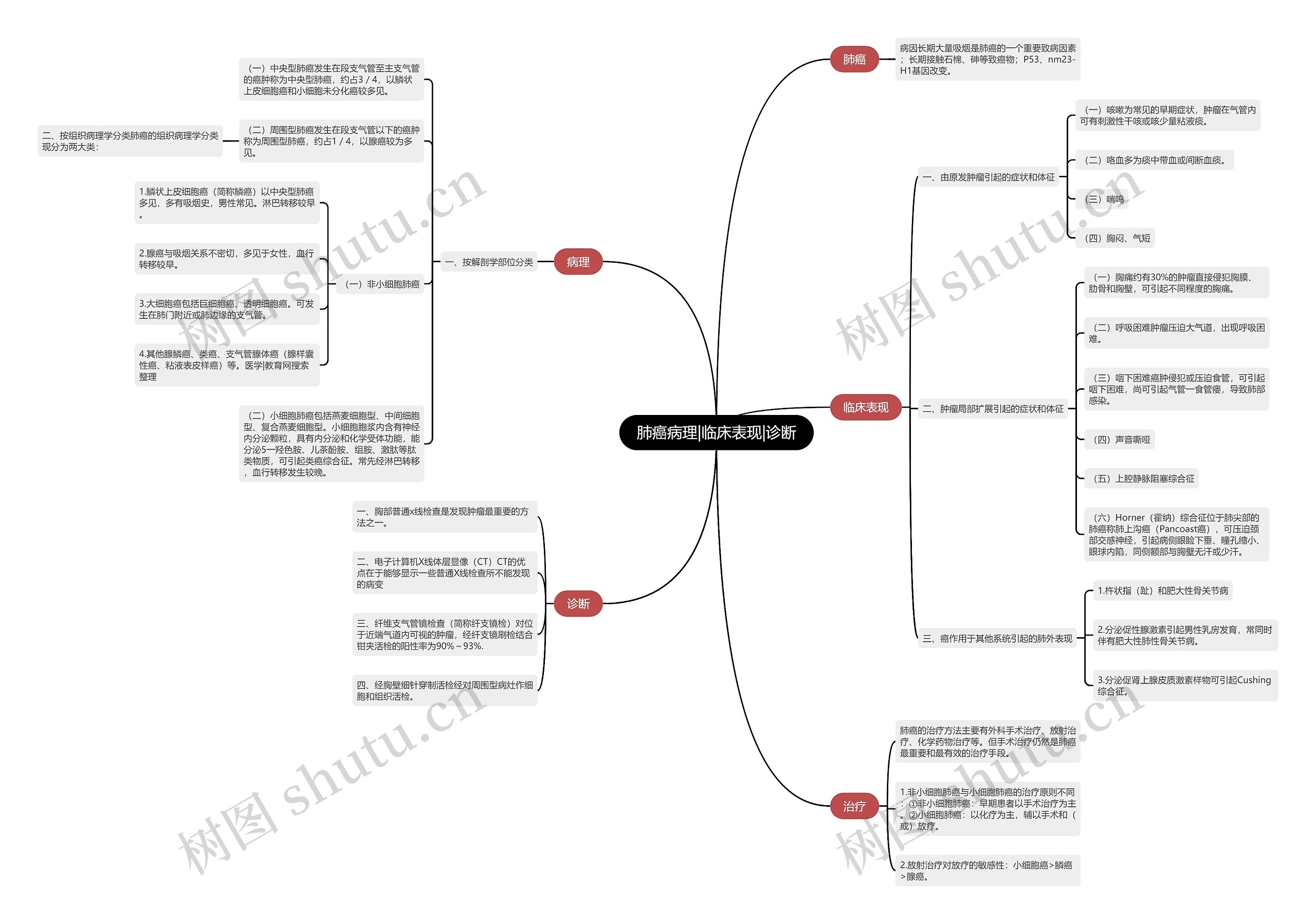 肺癌病理|临床表现|诊断 肺癌病理|临床表现|诊断
