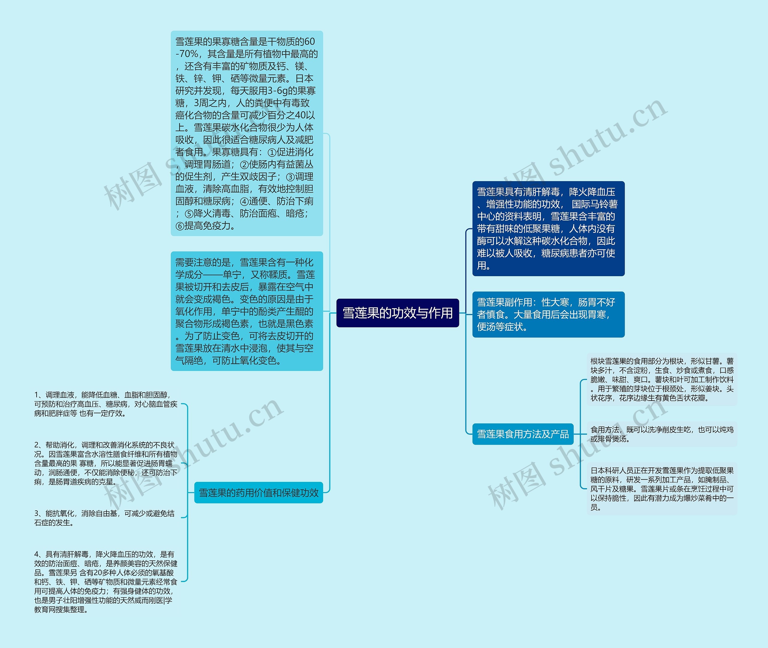 雪莲果的功效与作用
