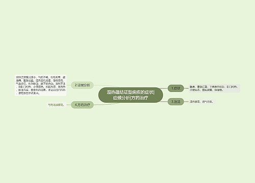 湿热蕴结证型痢疾的症状|症候分析|方药治疗