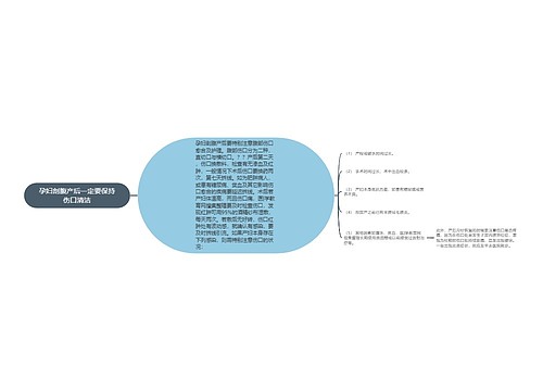 孕妇剖腹产后一定要保持伤口清洁