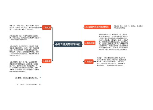 小儿脊髓炎的临床特征