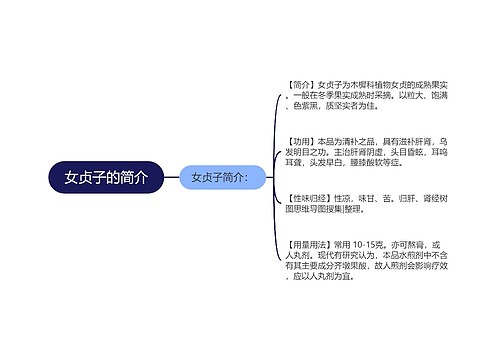 女贞子的简介