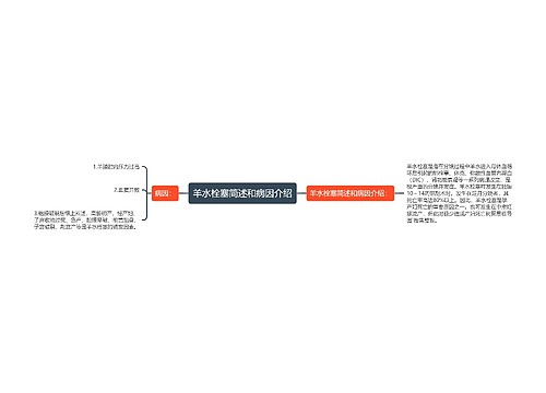 羊水栓塞简述和病因介绍