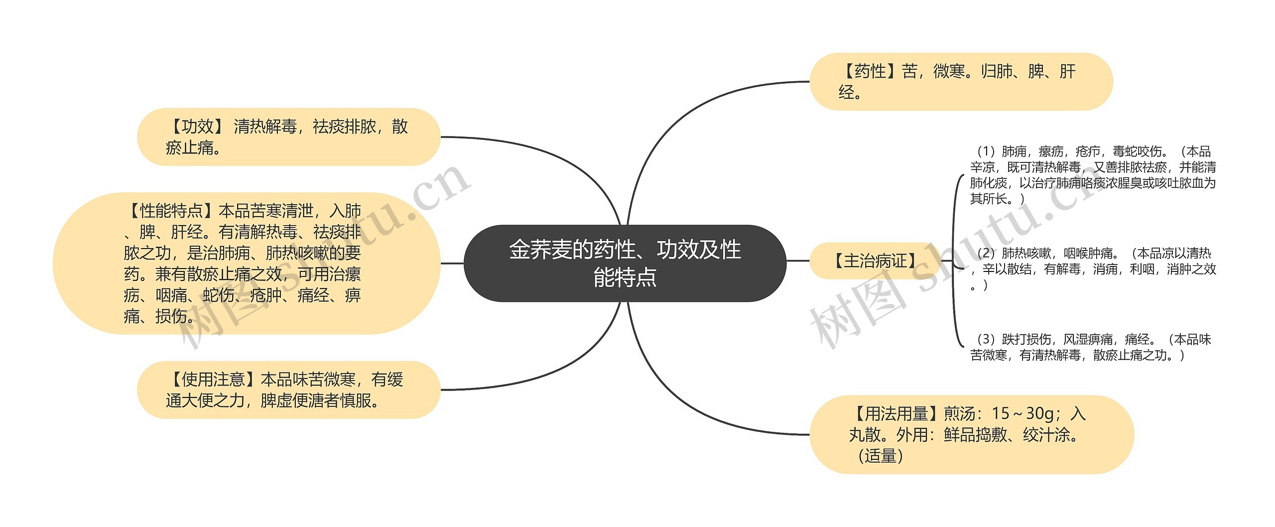 金荞麦的药性、功效及性能特点