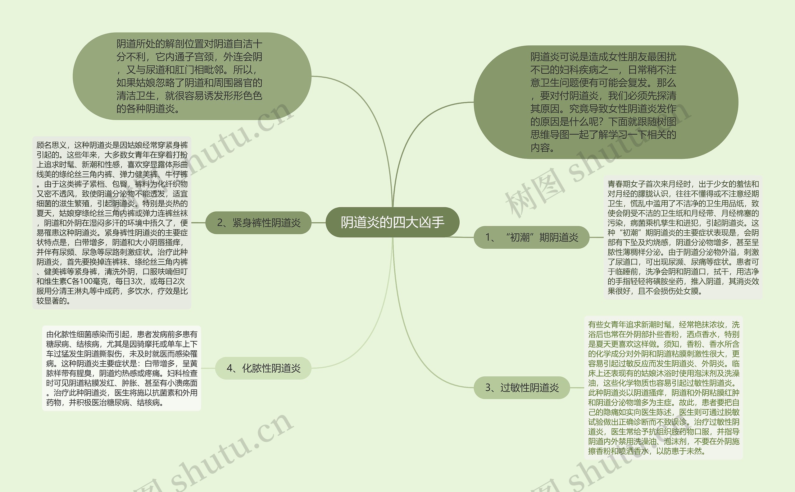 阴道炎的四大凶手