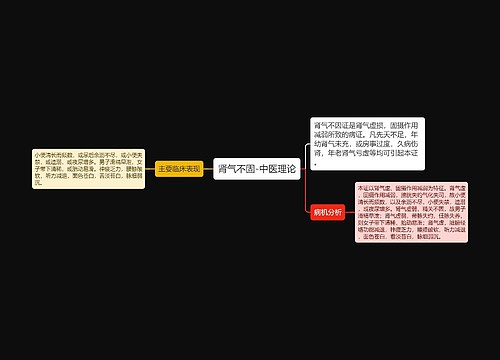 肾气不固-中医理论