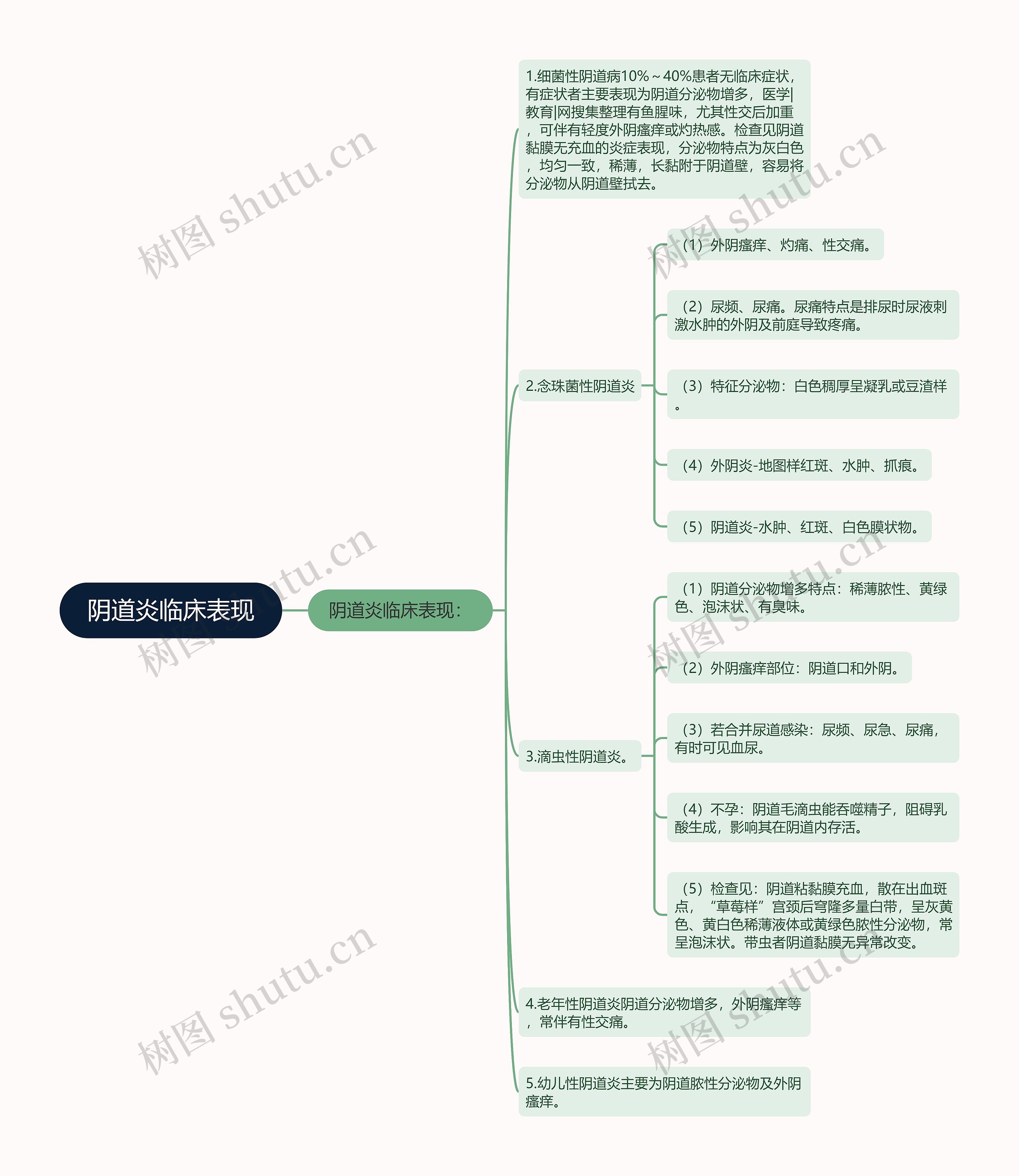 阴道炎临床表现