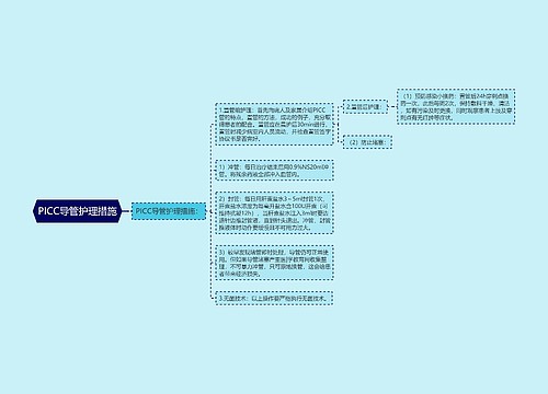 PICC导管护理措施