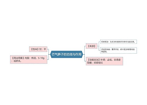 芒气笋子的功效与作用