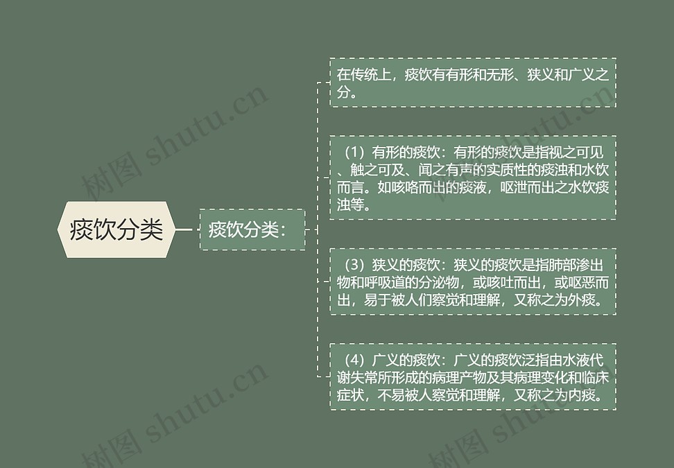 痰饮分类思维导图_编号p6818322-TreeMind树图