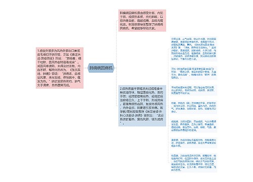 肺痈病因病机