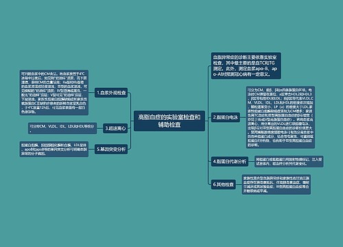 高脂血症的实验室检查和辅助检查