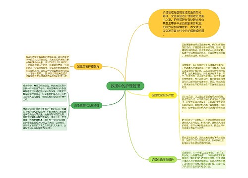 救援中的护理管理