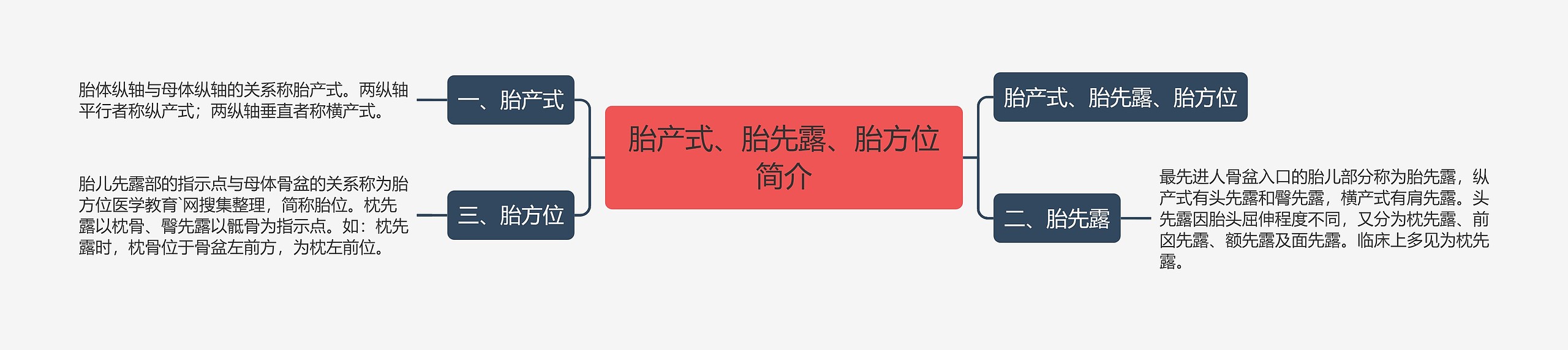 胎产式、胎先露、胎方位简介