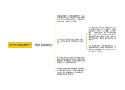 急性脊髓损伤的急救