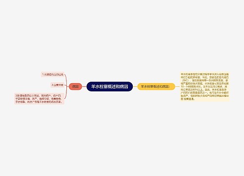 羊水栓塞概述和病因