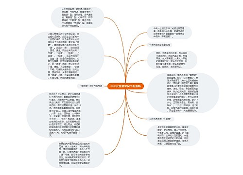 中年女性要常保平衡通畅