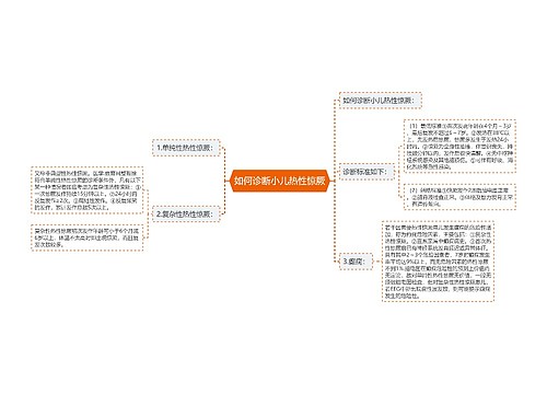 如何诊断小儿热性惊厥