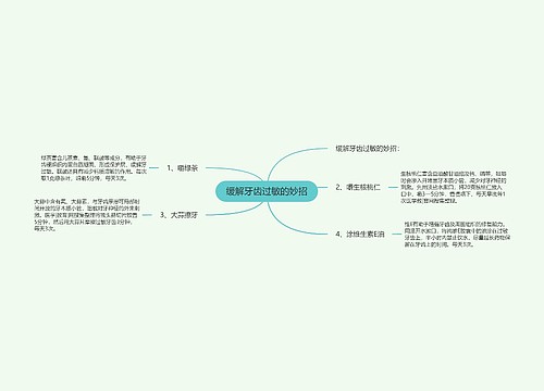 缓解牙齿过敏的妙招