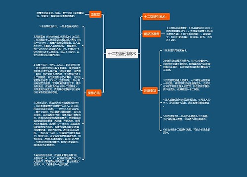 十二指肠引流术