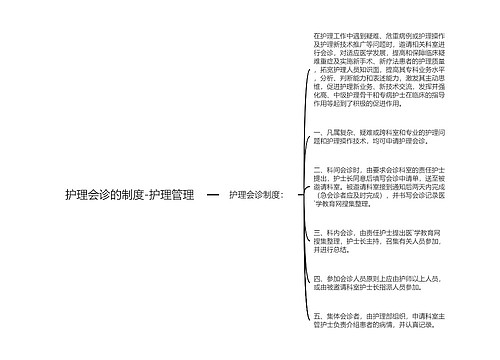 护理会诊的制度-护理管理