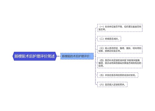 肠梗阻术后护理评价简述