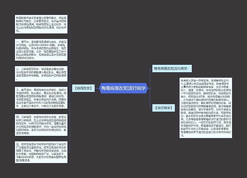 梅毒病理改变|流行病学