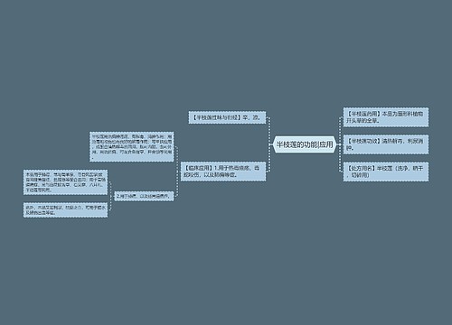 半枝莲的功能|应用