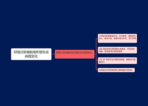 郎格汉斯细胞组织增生症病理变化