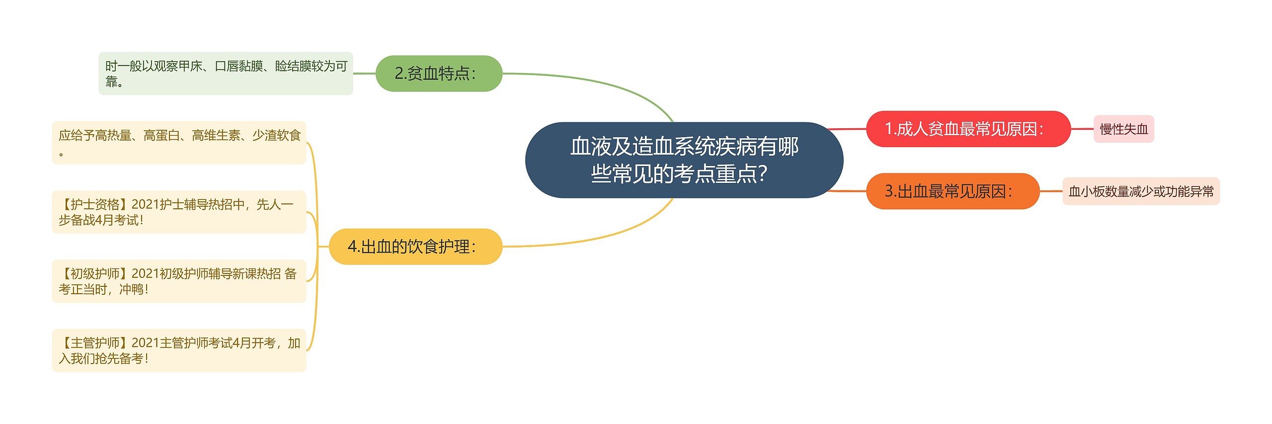 血液及造血系统疾病有哪些常见的考点重点？