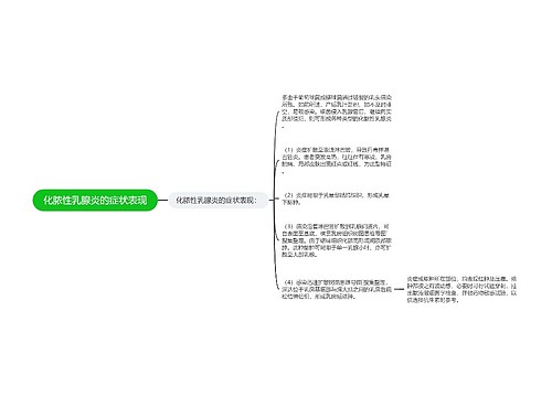 化脓性乳腺炎的症状表现