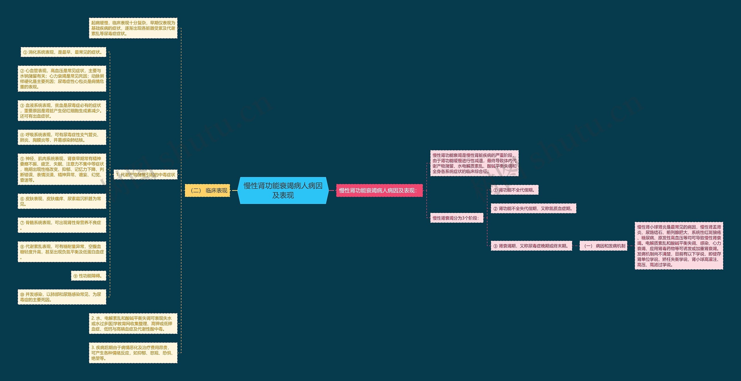 慢性肾功能衰竭病人病因及表现 慢性肾功能衰竭病人病因及表现