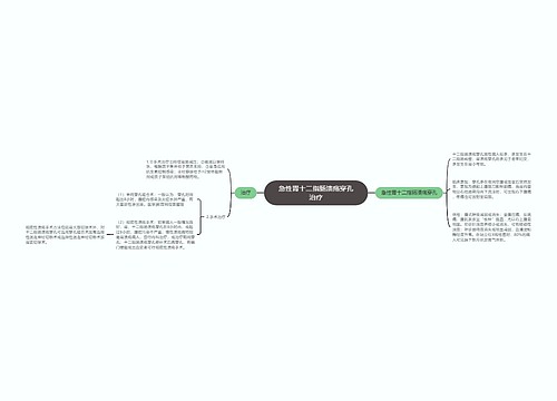 急性胃十二指肠溃疡穿孔治疗