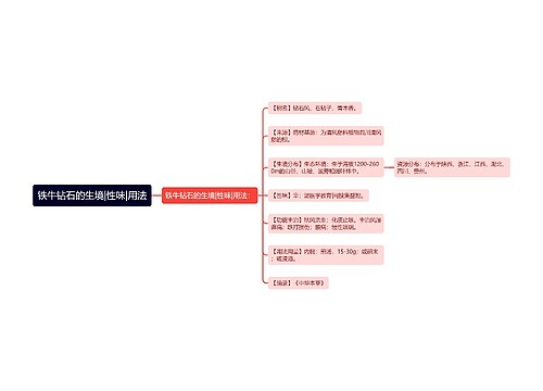 铁牛钻石的生境|性味|用法