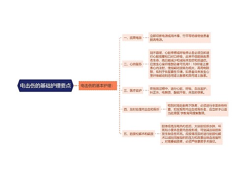 电击伤的基础护理要点