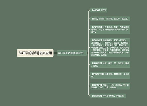辟汗草的功能|临床应用