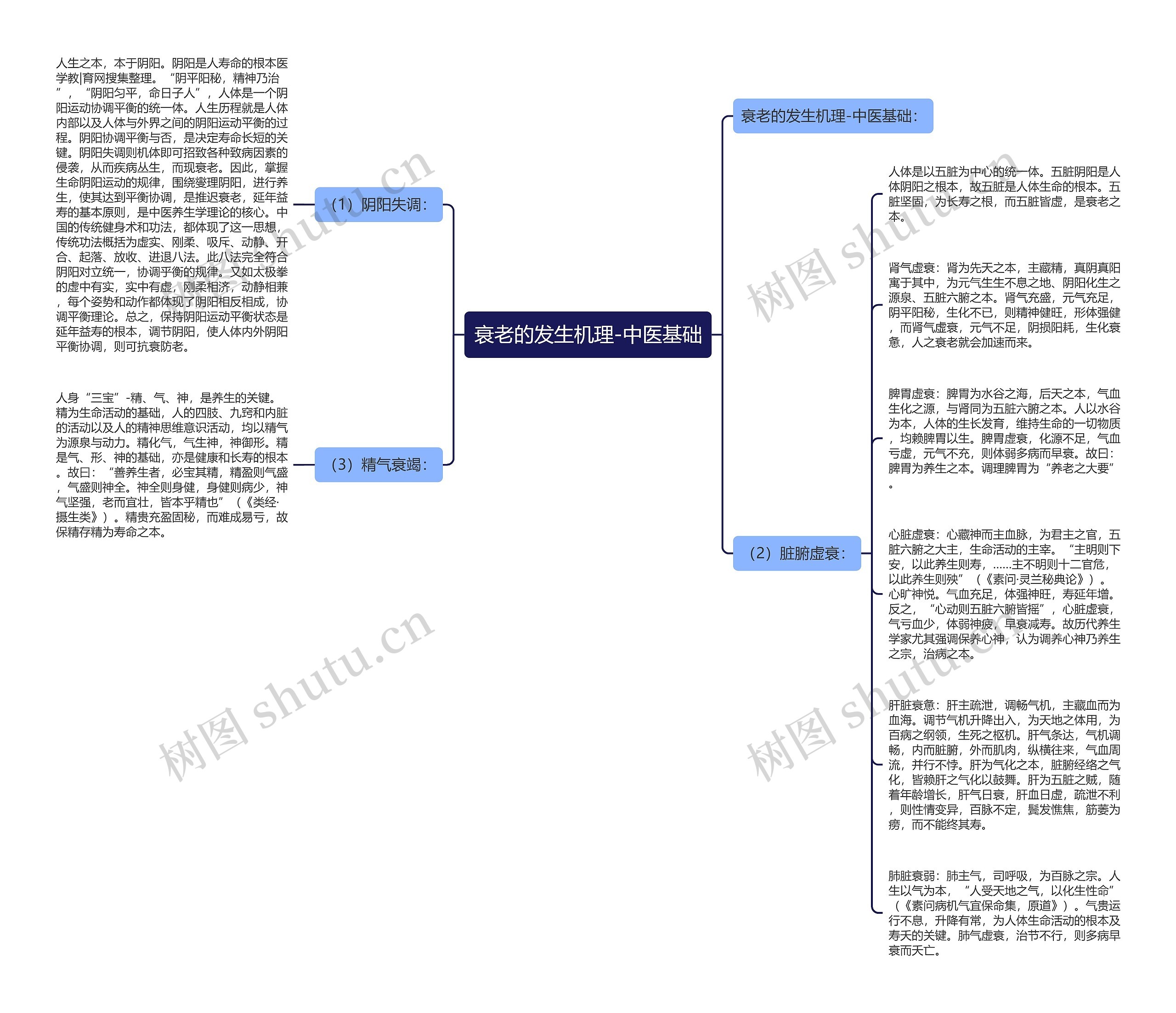 衰老的发生机理-中医基础