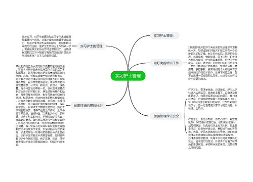 实习护士管理