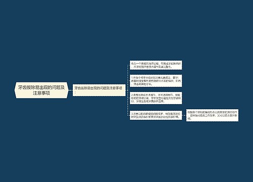 牙齿拔除易出现的问题及注意事项