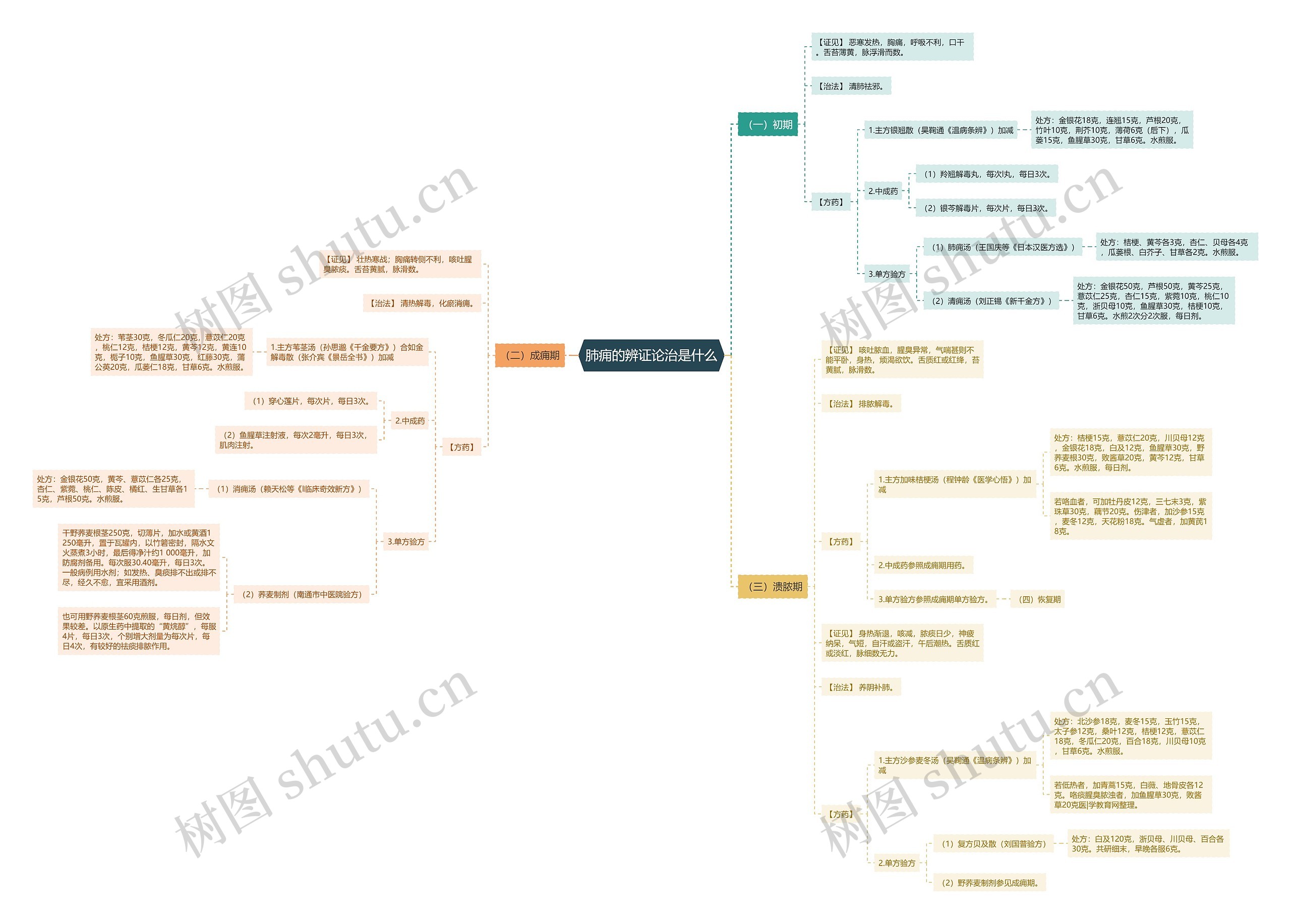 肺痈的辨证论治是什么 肺痈的辨证论治是什么