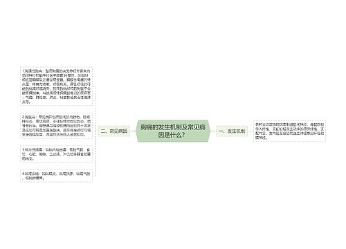 胸痛的发生机制及常见病因是什么？