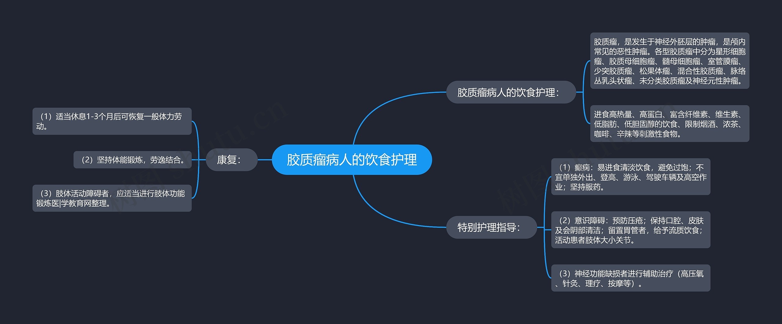 胶质瘤病人的饮食护理