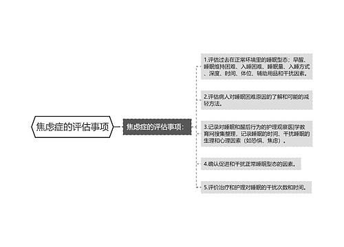 焦虑症的评估事项