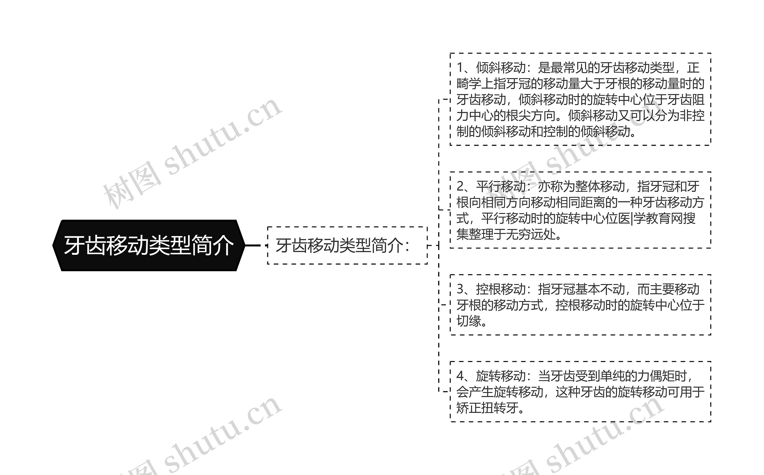 牙齿移动类型简介