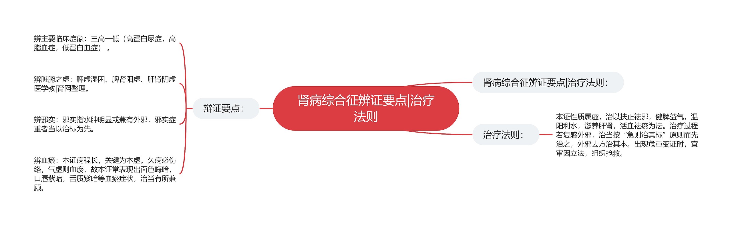 肾病综合征辨证要点|治疗法则