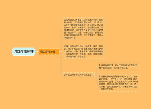 切口疼痛护理