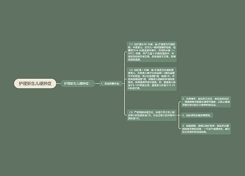 护理新生儿硬肿症